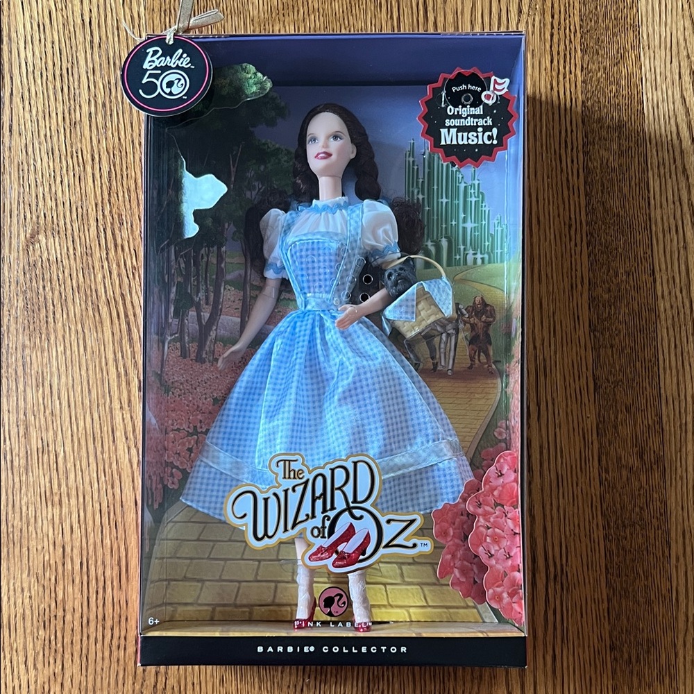 Barbie Collector Dorothy Doll from the Wizard of Oz in Blue Gingham Dress